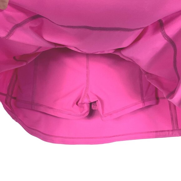 Lululemon Pace Rival Mid-Rise Skirt, Long, Sonic Pink, LW8AADT, size 2 - Picture 7 of 16